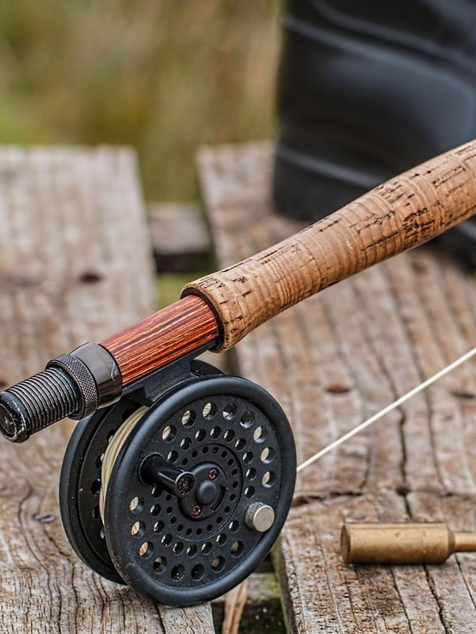 Portrait of an angler after a full day on the river